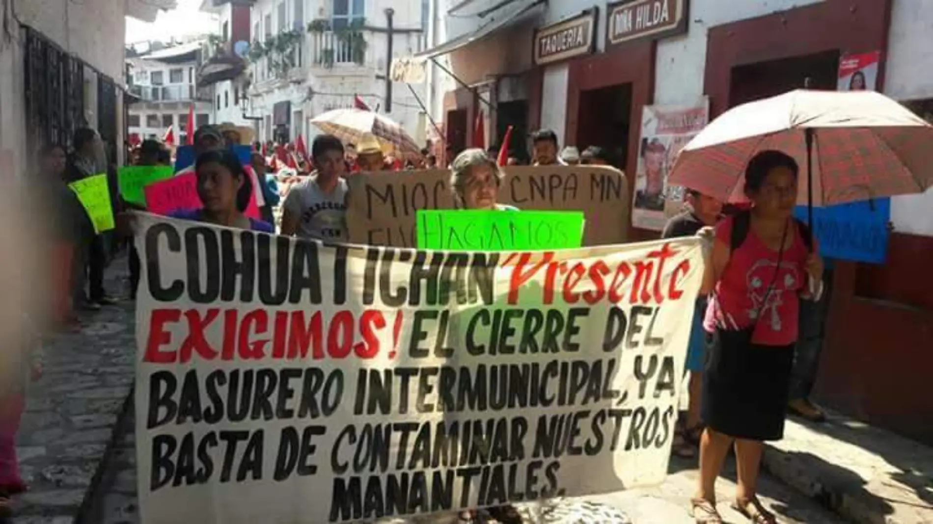 manifestacion cuetzalan